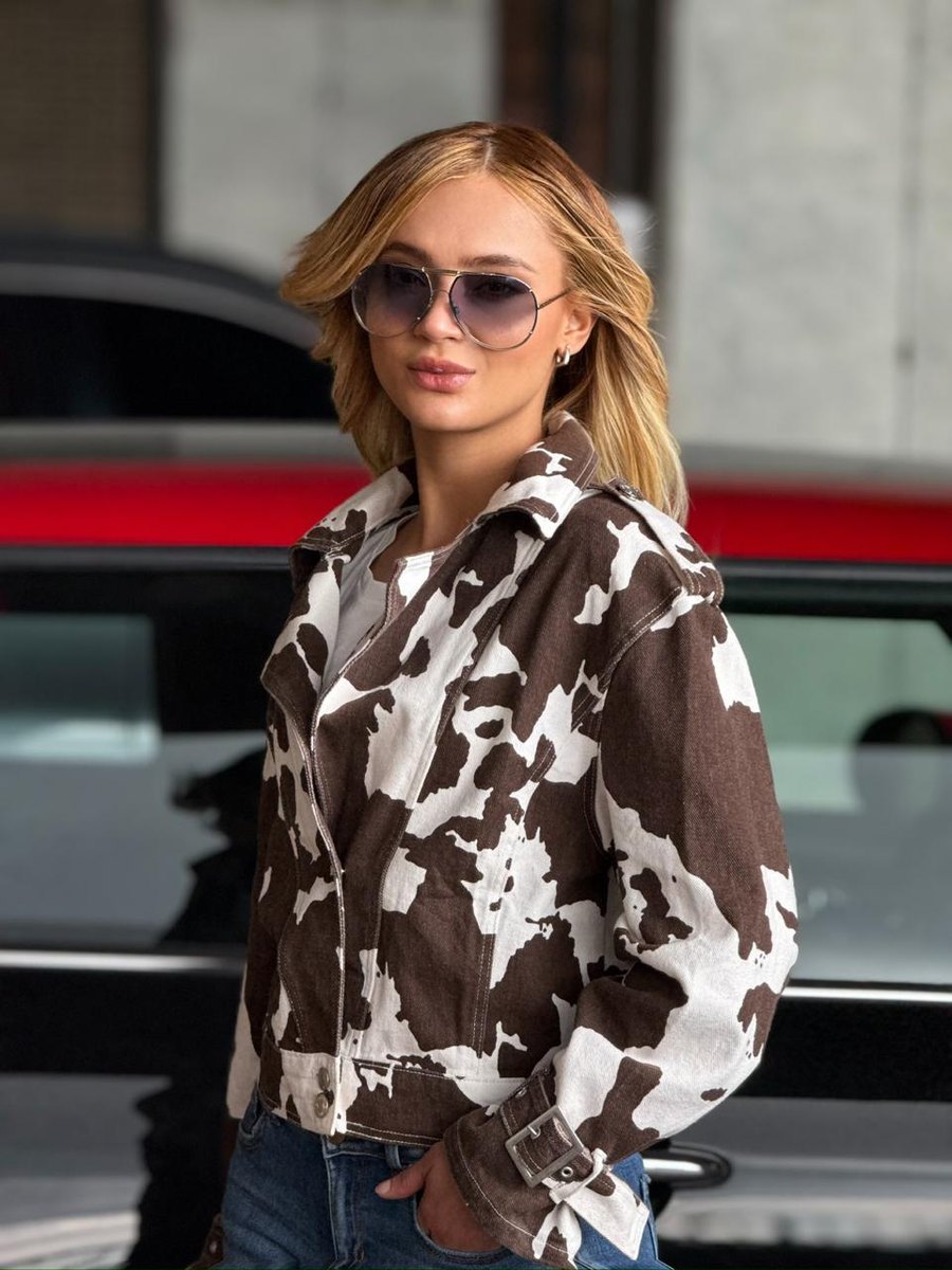 Chaqueta Yvette en animal print