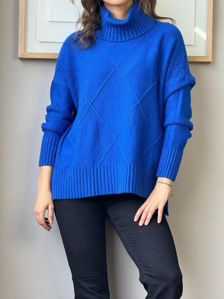 Sweater Cobalt en azul intenso